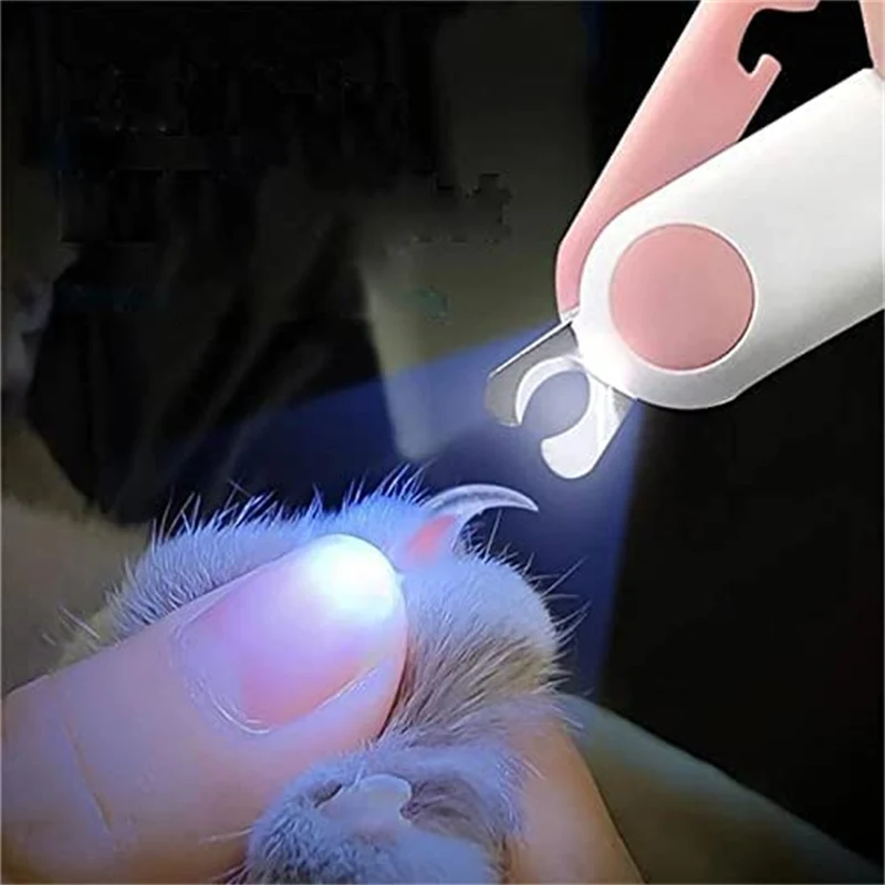 cortador de unhas para cães e gatos com luz led