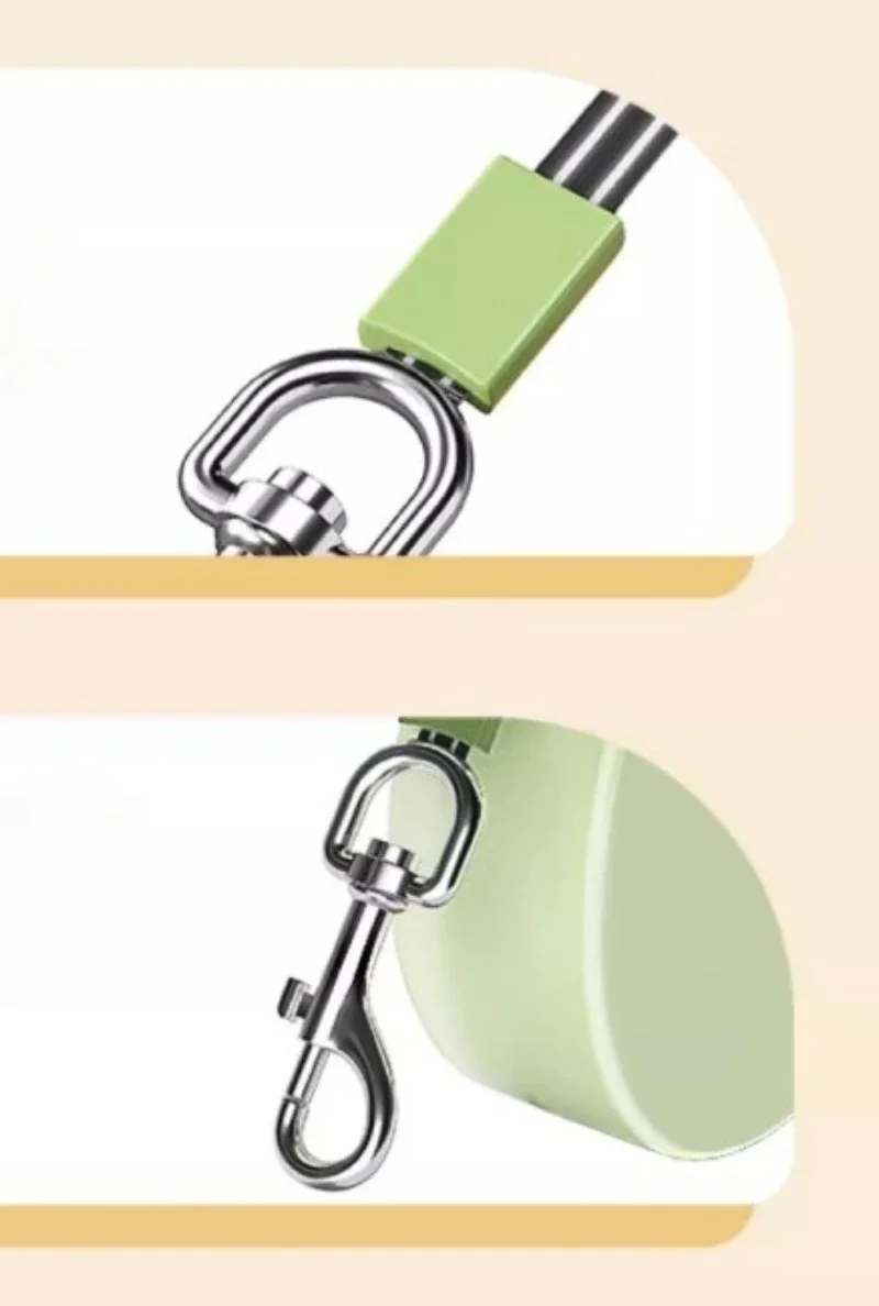 Trela Retrátil para Cães e Gatos de 3m/5m com Faixa Refletiva - Image 4
