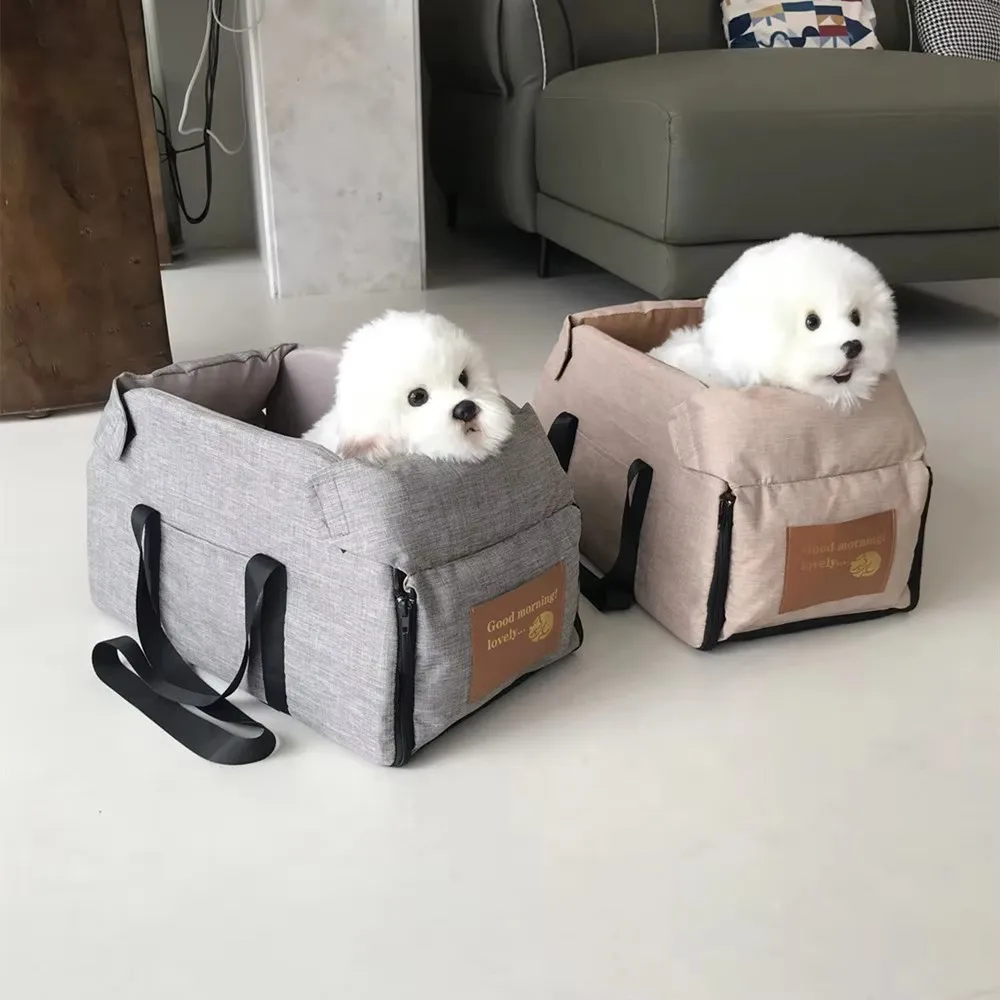 Cama de Carro Portátil para Cães Pequenos e Gatos com Capa Lavável - Imagem 3
