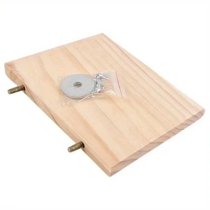Plataforma de Madeira para Hamster e Pássaros 15x8 cm para Gaiola - Image 3