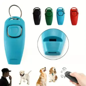 clicker e apito 2 em 1 para cães