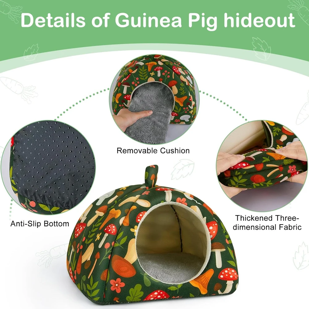 Túnel para Porquinho-da-Índia e Coelhos Lavável (2 Peças) - Imagem 3