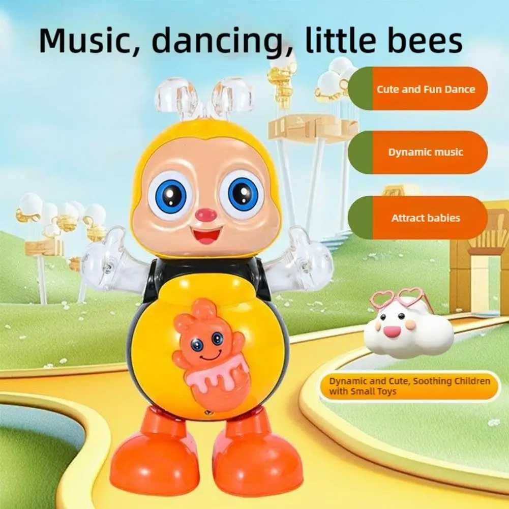 Brinquedo Abelha Dançante Musical para Crianças de 11 cm - Imagem 2