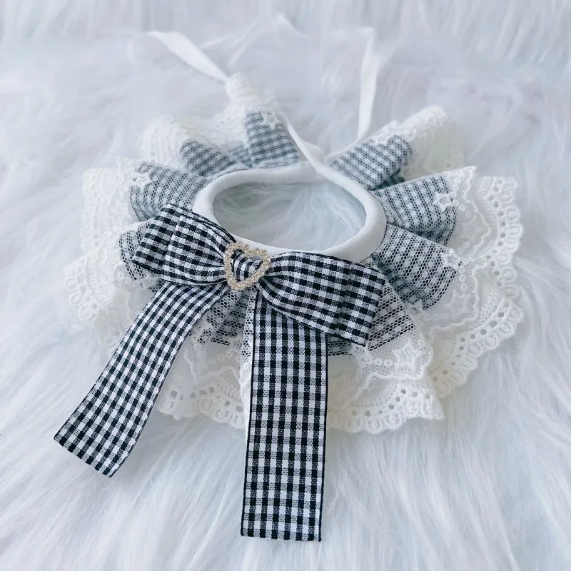 Bandana de Renda para Cães e Gatos com Laço Lavável - Image 5