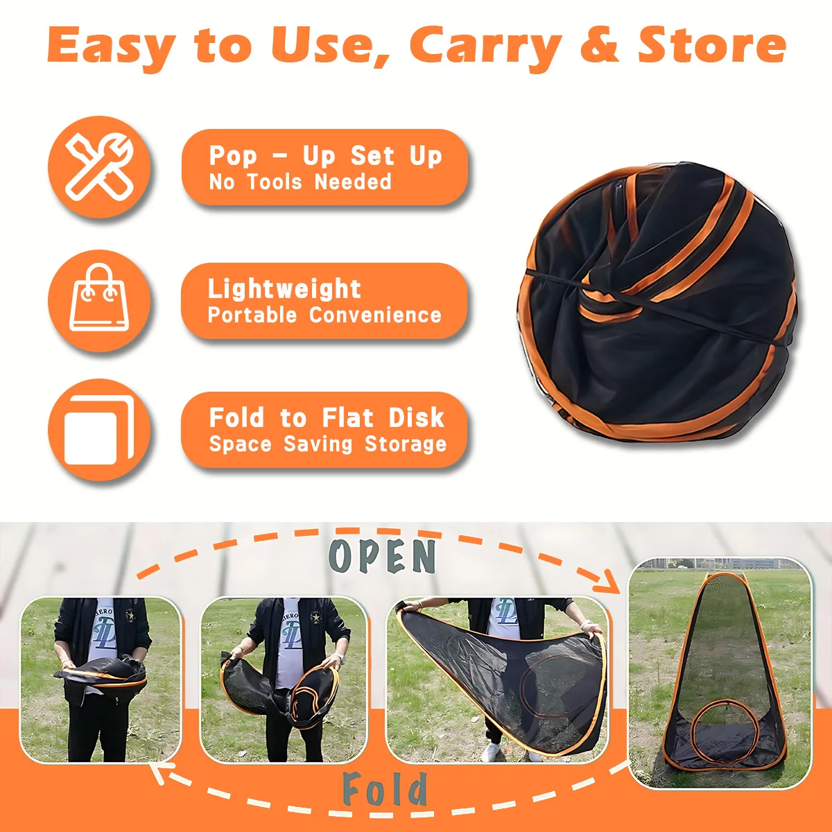 Túnel Portátil para Gatos e Pequenos Animais com Bolsa de Armazenamento - Imagem 6