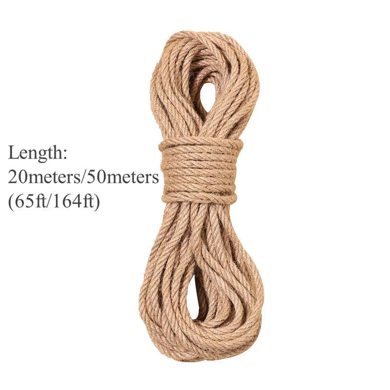 Corda de Sisal Natural para Gatos, Proteção de Móveis, 65 Pés - Image 5