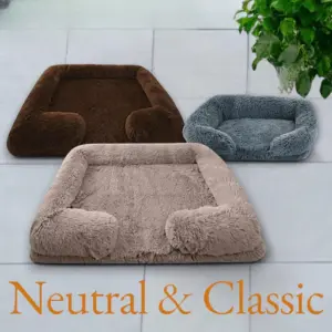 cama sofá de pelúcia para cães e gatos