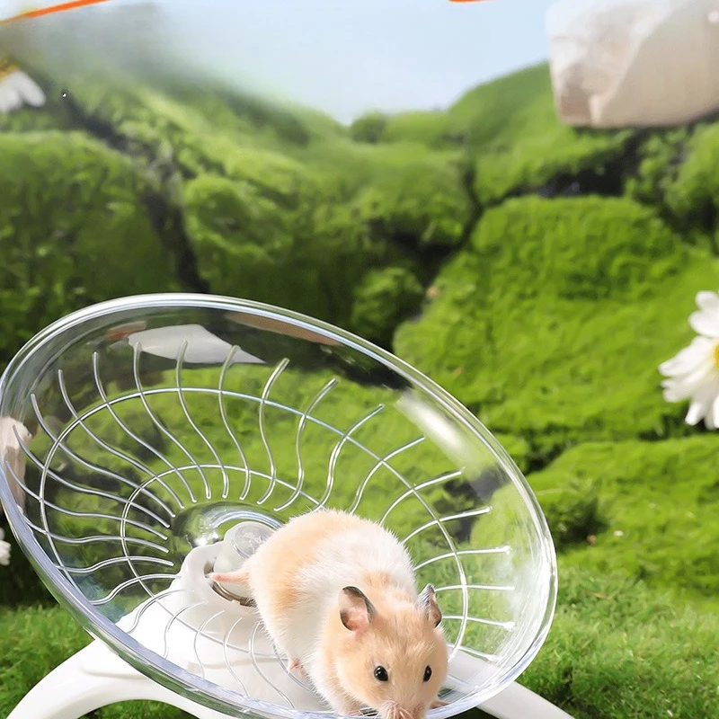 Roda de Exercício para Hamster e Roedores Silenciosa 18 cm - Image 2