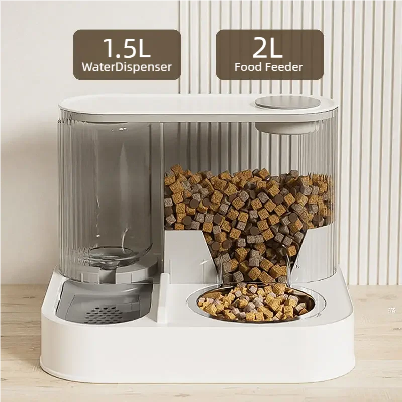 comedouro e bebedouro automático para cães e gatos