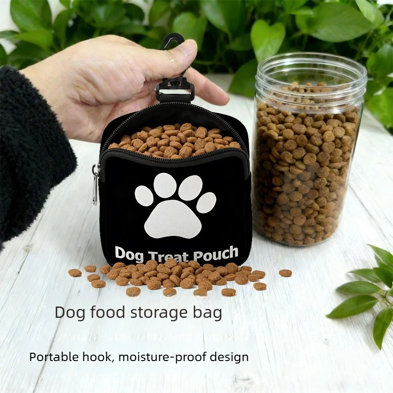 bolsa de petiscos para cães com zíper