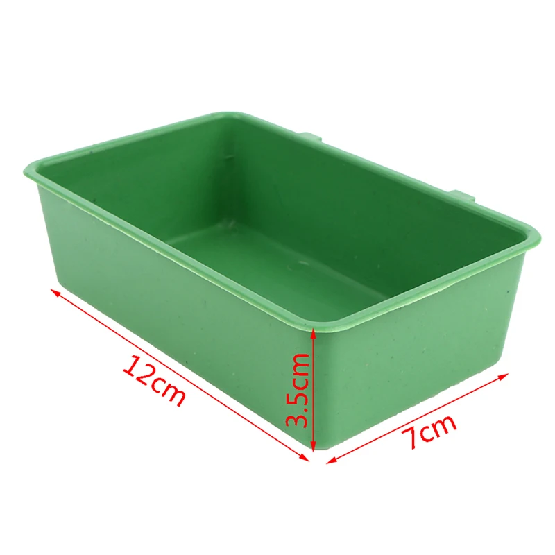 Banheira para Pássaros de Plástico Verde para Gaiola - Imagem 2