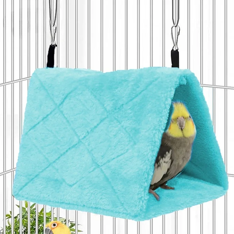 Toca de Pelúcia para Pássaros e Papagaios Pendurar na Gaiola - Image 2
