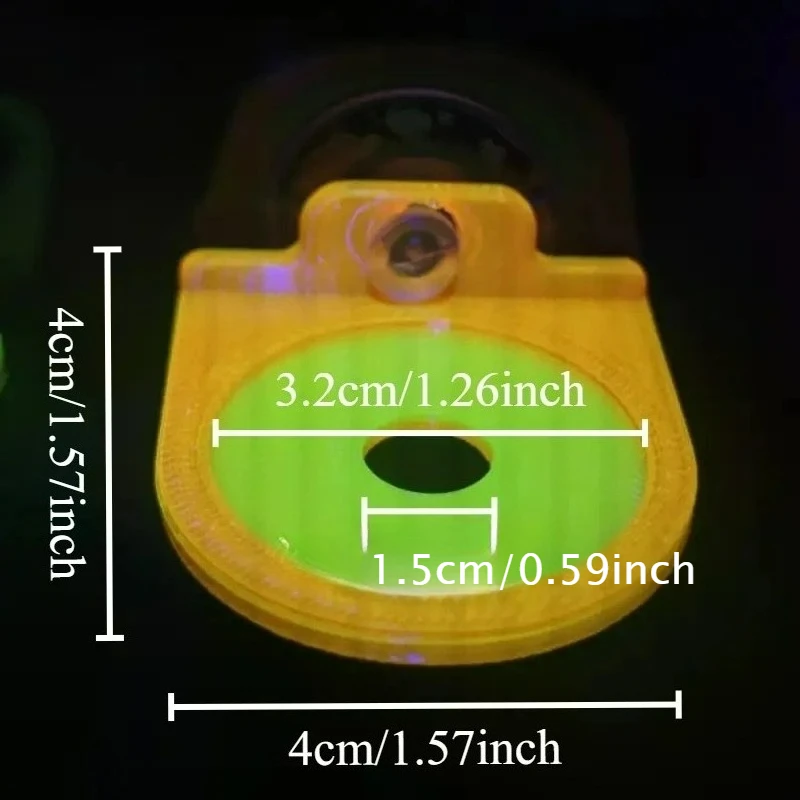 Suporte Coral SPS 3D PLA para Aquário 4x4 cm Furo 1,5 cm - Imagem 3