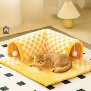cama túnel para gatos e cães