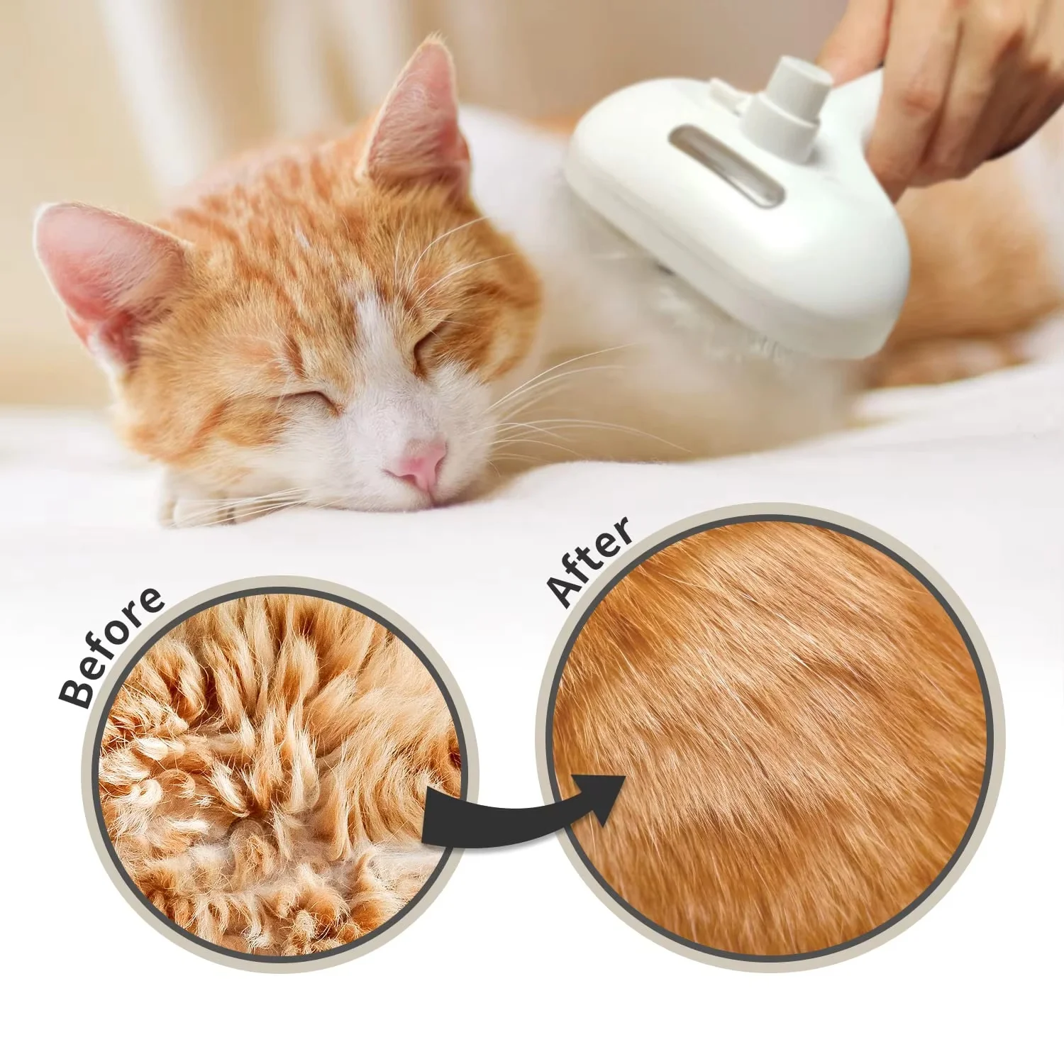 Escova Pulverizadora para Cães e Gatos com Névoa de Água - Imagem 4