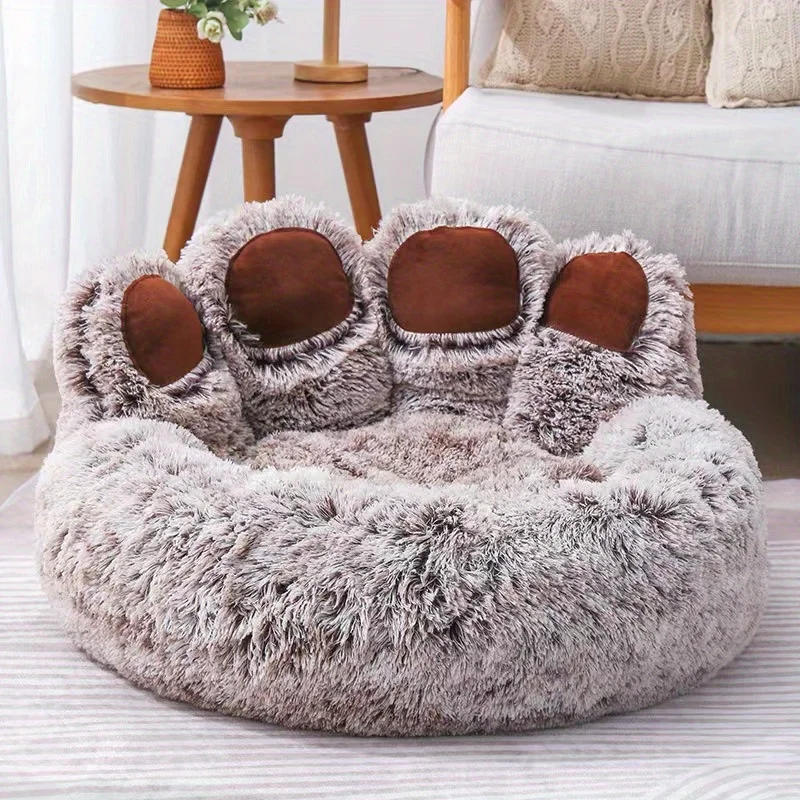 Cama Sofá para Cães e Gatos Formato Pata de Urso - Image 3
