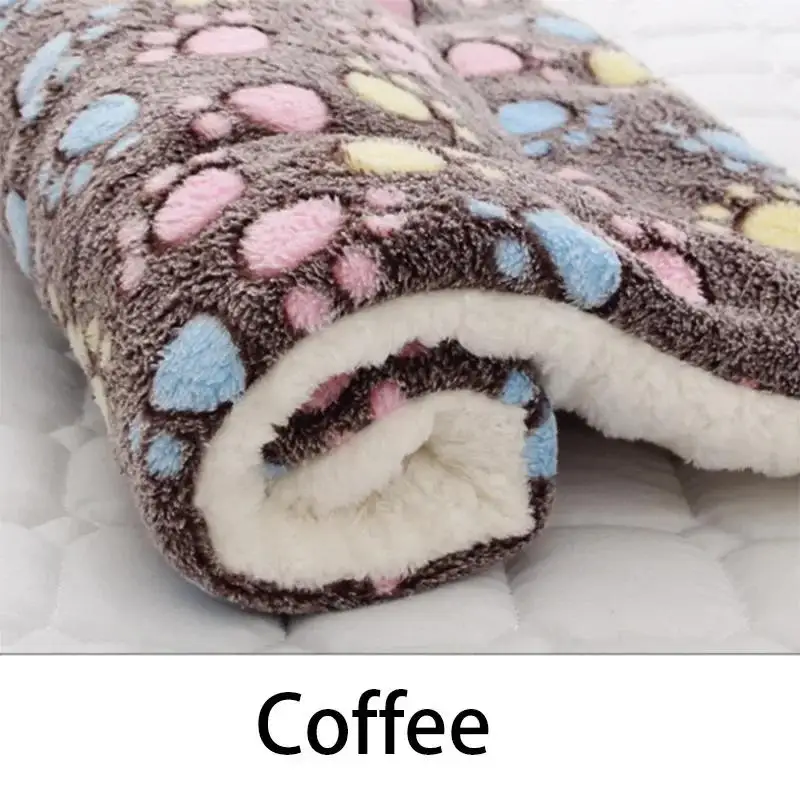 Cobertor para Gatos e Cães de Flanela Lavável Padrão Urso - Imagem 5