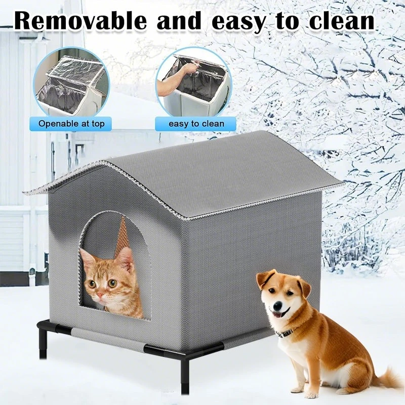 Casa para Gatos e Cães de Rua com Tapete Removível - Image 3