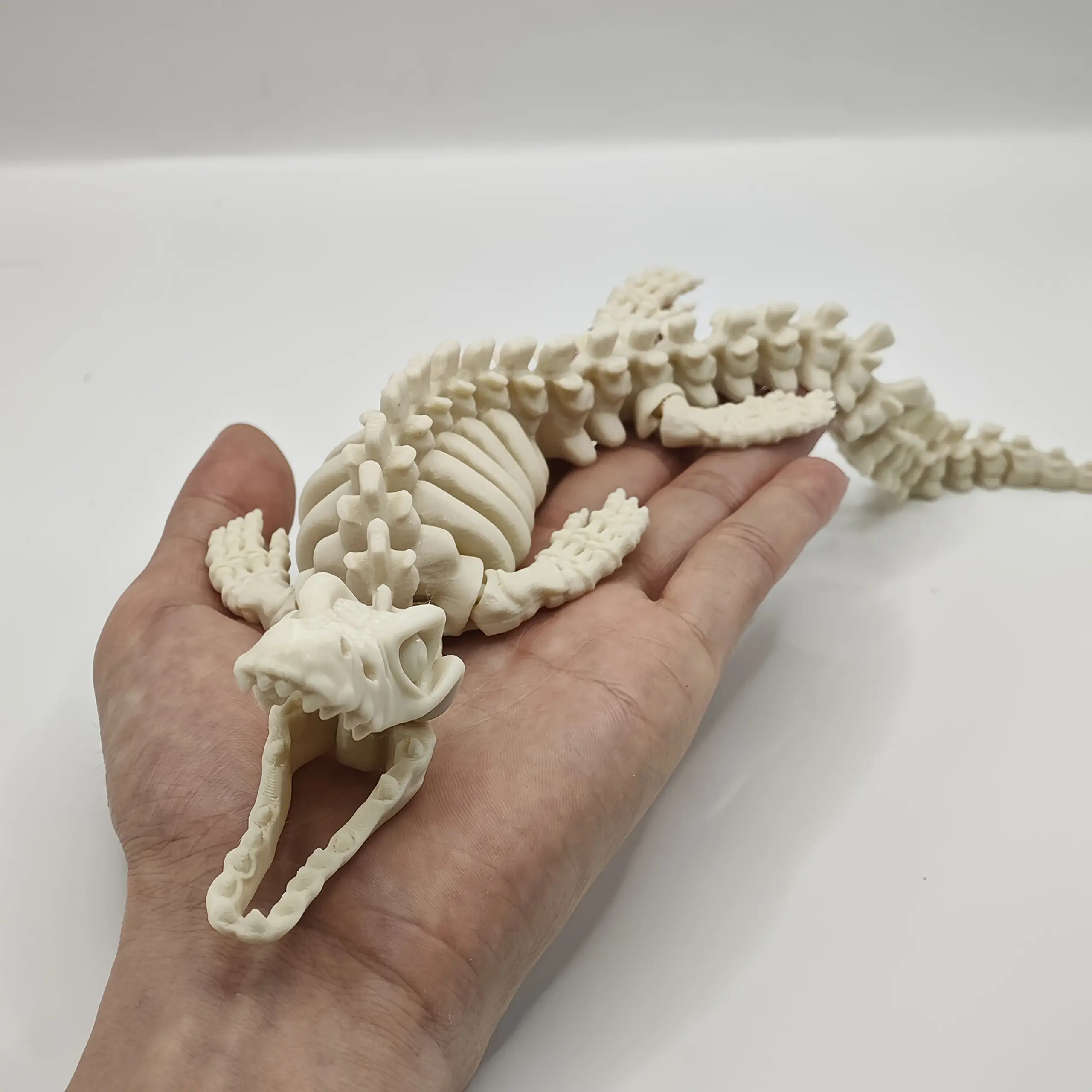 Decoração de Aquário Esqueleto Dinossauro Resina 28 cm para Tanque de Peixes - Imagem 3