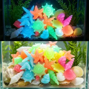 pedras luminosas para aquário