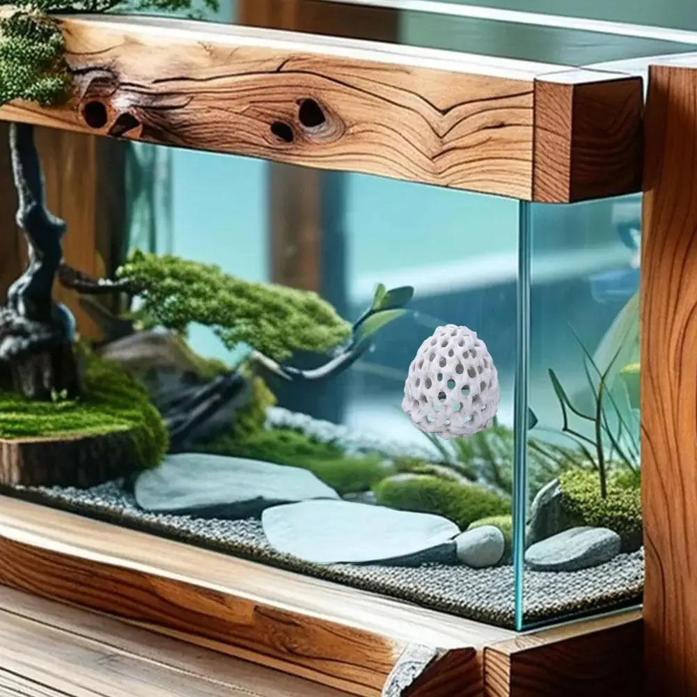 Esconderijo para Aquário Poroso com Ventosa para Peixes e Camarões - Imagem 2