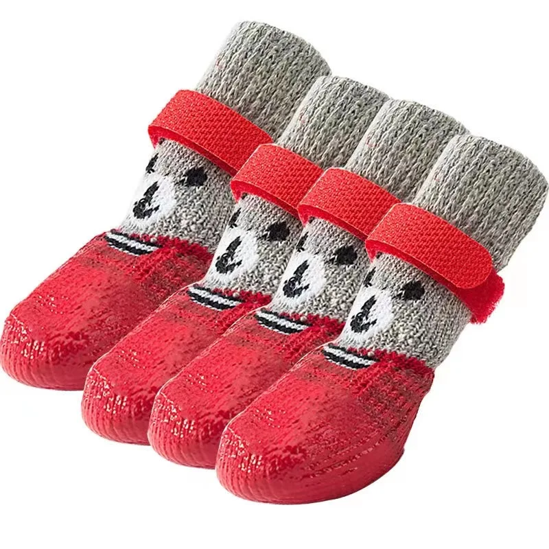 meias antiderrapantes para cães