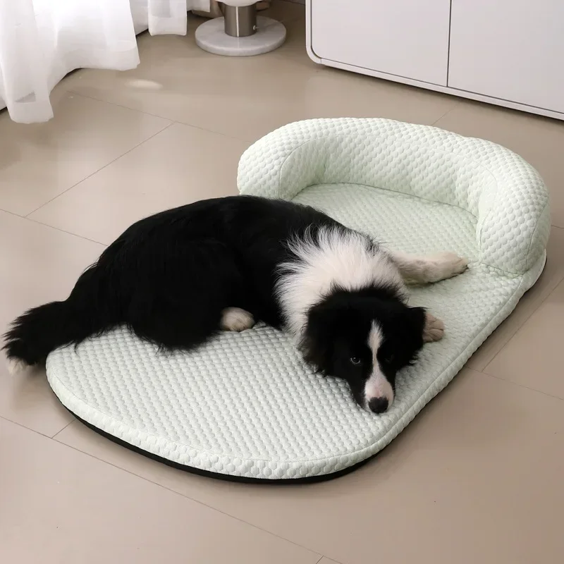 Cama para Cães e Gatos de Seda Gelada Lavável para o Verão - Imagem 3