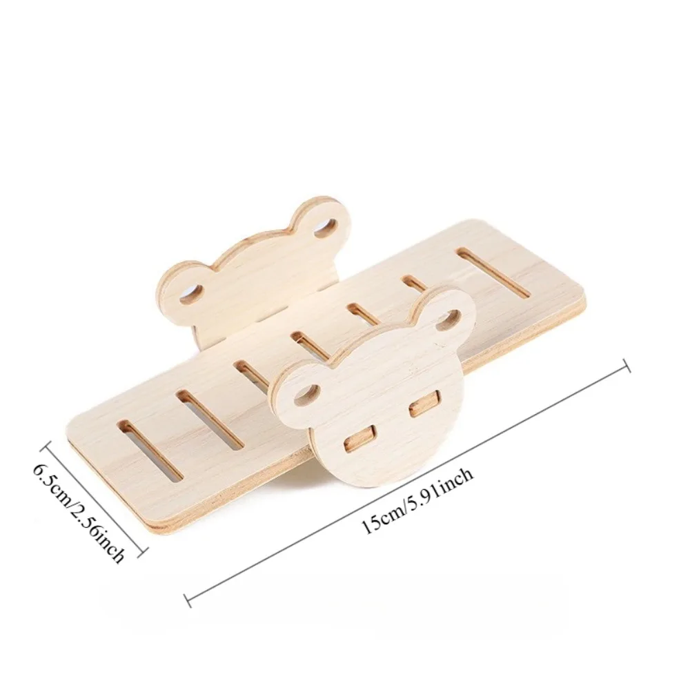 Brinquedo Gangorra e Balanço de Madeira para Hamster - Imagem 3