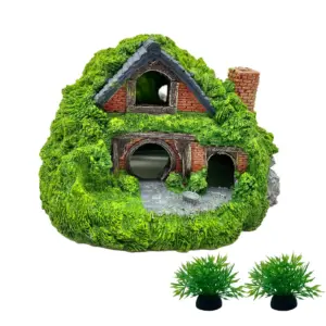 decoração de aquário caverna de resina