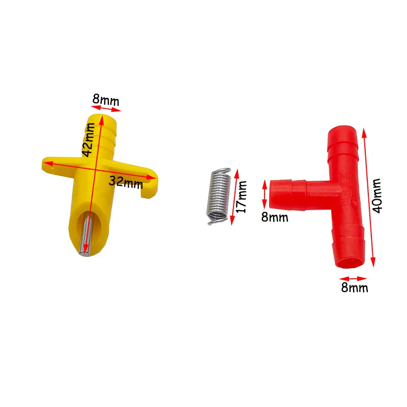 Bebedouro de Niple para Coelhos com Conector T 8mm - Imagem 2