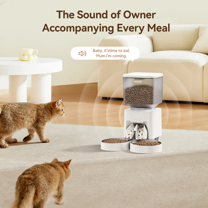 Rojeco Alimentador Automático para Cães e Gatos Wi-Fi 4.5L - Image 3