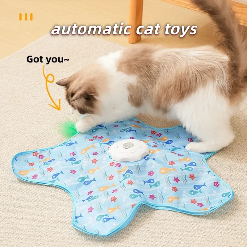 brinquedo automático para gatos recarregável usb