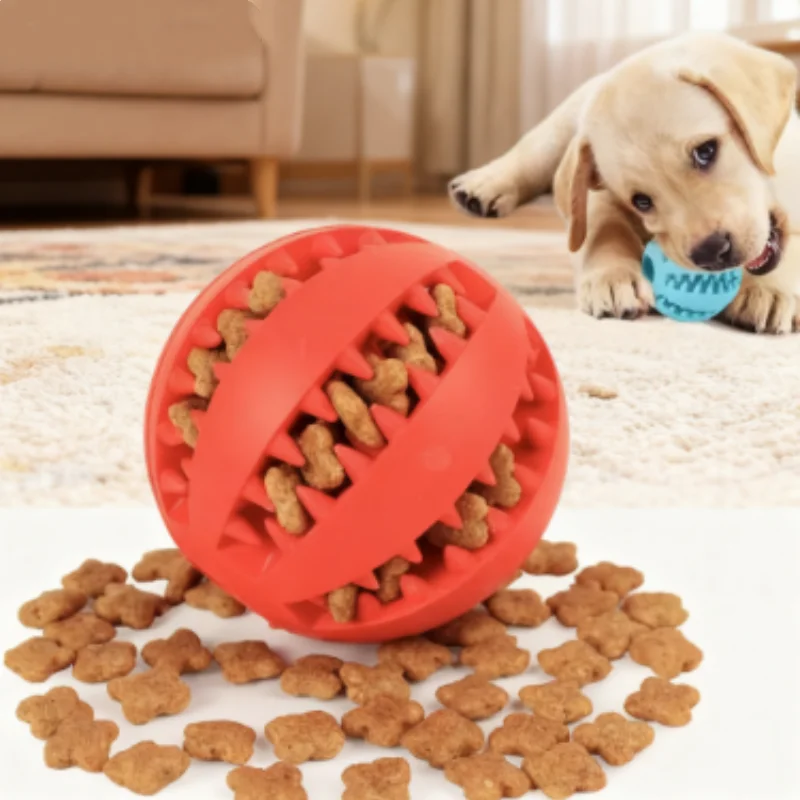 Brinquedo Bola para Cães de Borracha com Limpeza de Dentes - Imagem 5