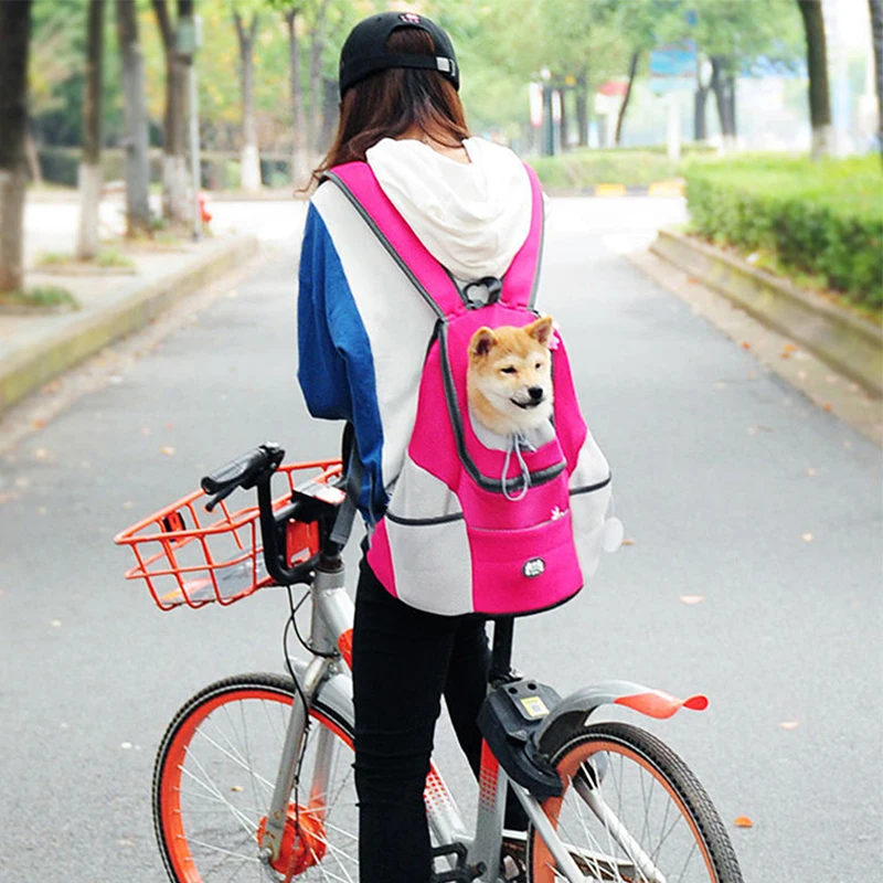 Mochila Canguru para Cães de Tecido Lavável para Passeio e Viagem - Imagem 5