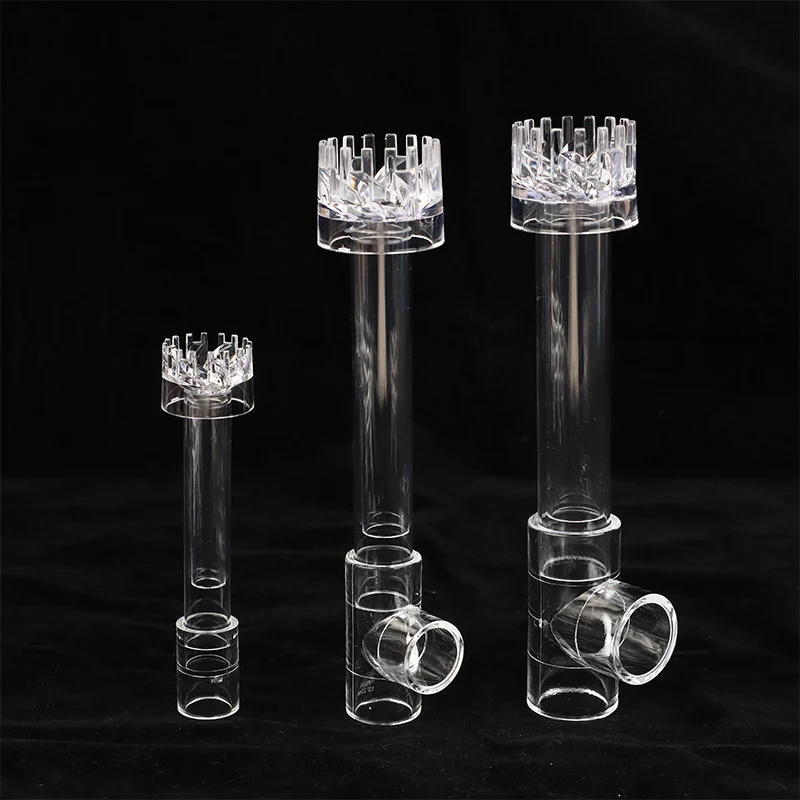 Lily Pipe Acrílico para Aquário Transparente de Alta Transparência - Imagem 4