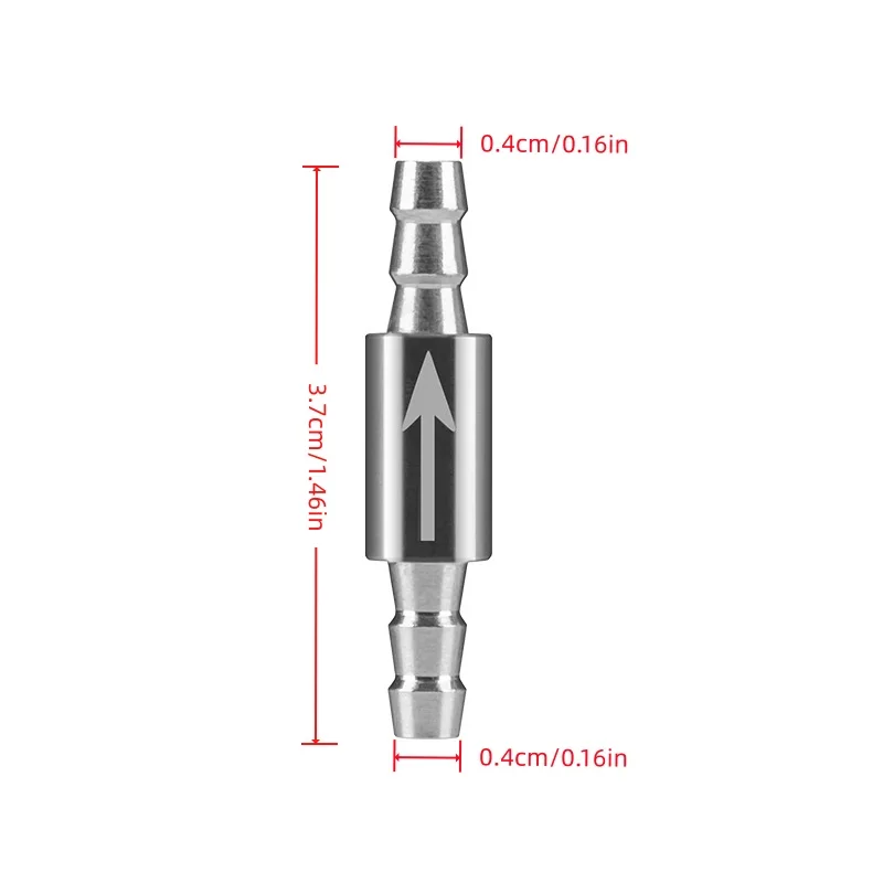 Válvula de Retenção para Aquário 4mm em Aço Inoxidável - Imagem 2