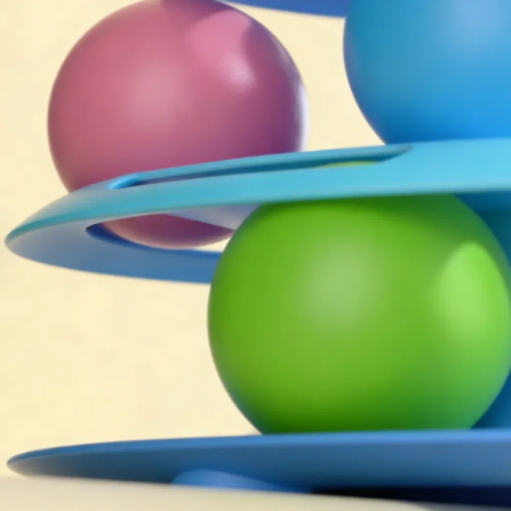 Brinquedo Interativo para Gatos Torre com Bolas Rolantes - Imagem 5