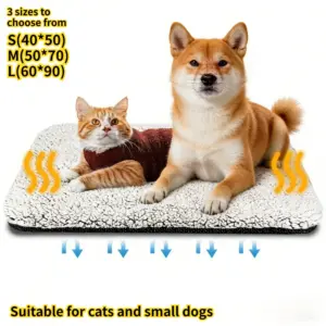 manta térmica autoaquecida lavável para cães e gatos