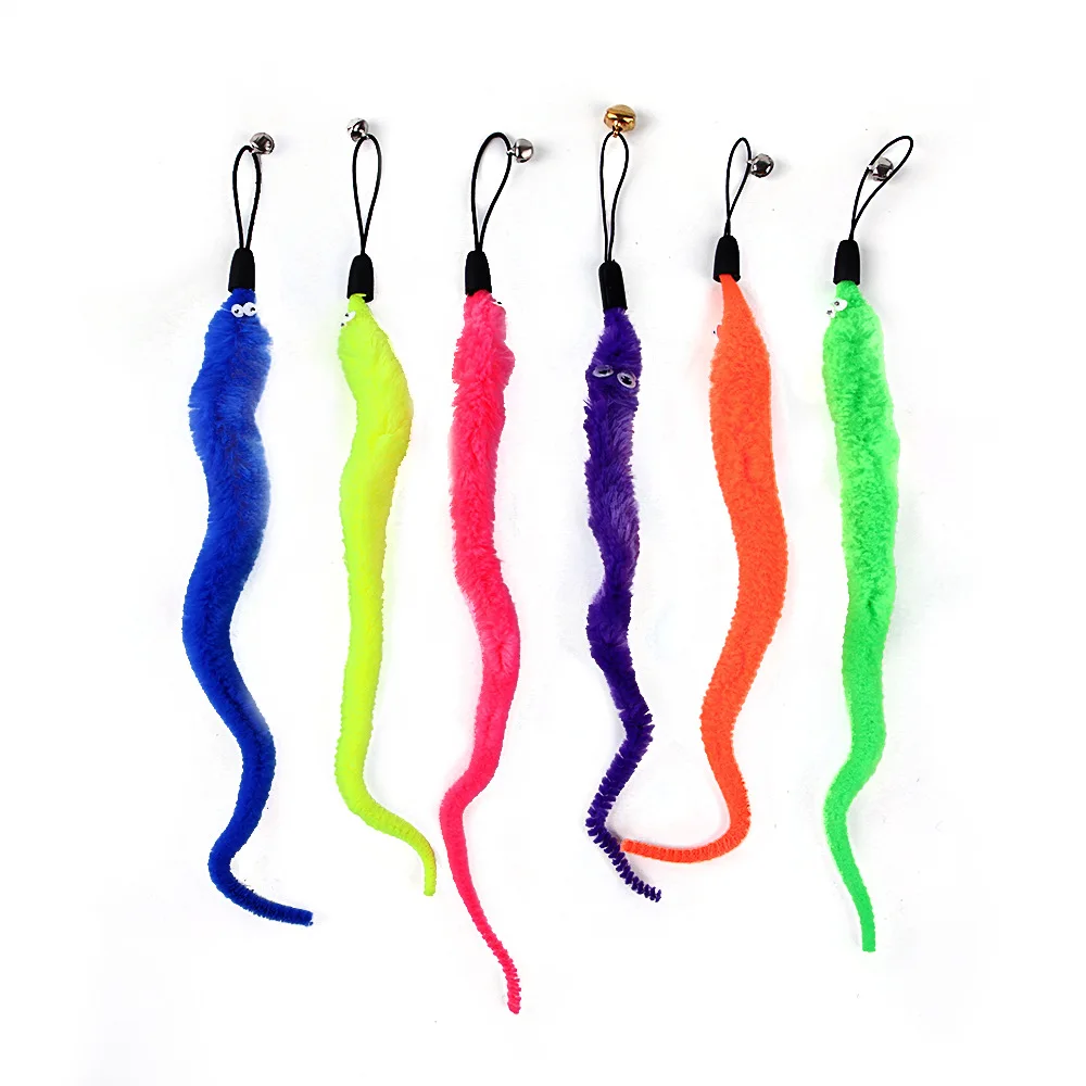 Kit de Brinquedos para Gatos com Varinha e Penas Coloridas - Imagem 3