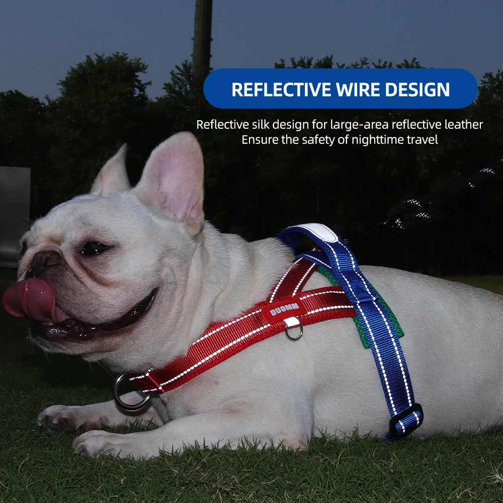 Peitoral para Cães Refletivo com Alças Largas para Caminhada - Image 5