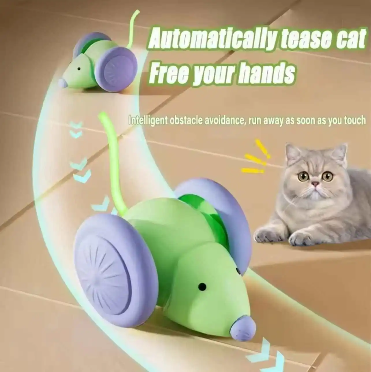 brinquedo elétrico para gatos recarregável