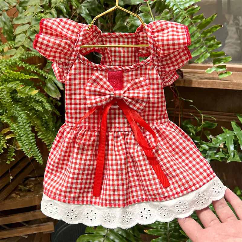 Vestido Floral para Cães e Gatos de Poliéster Respirável - Image 3