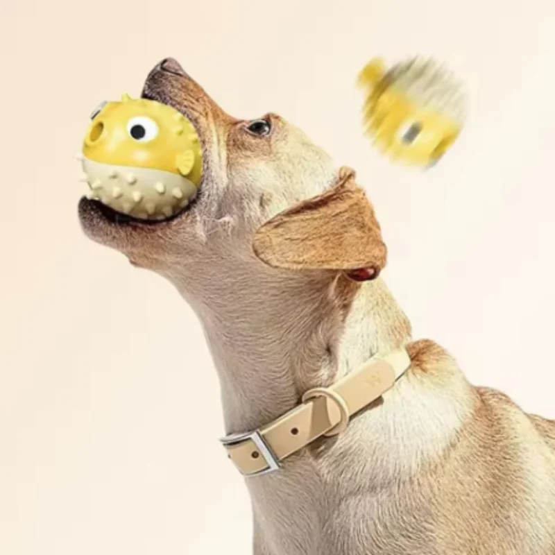 Brinquedo para Cães Peixe Saltitante com Som e Resistente a Mordidas - Imagem 4