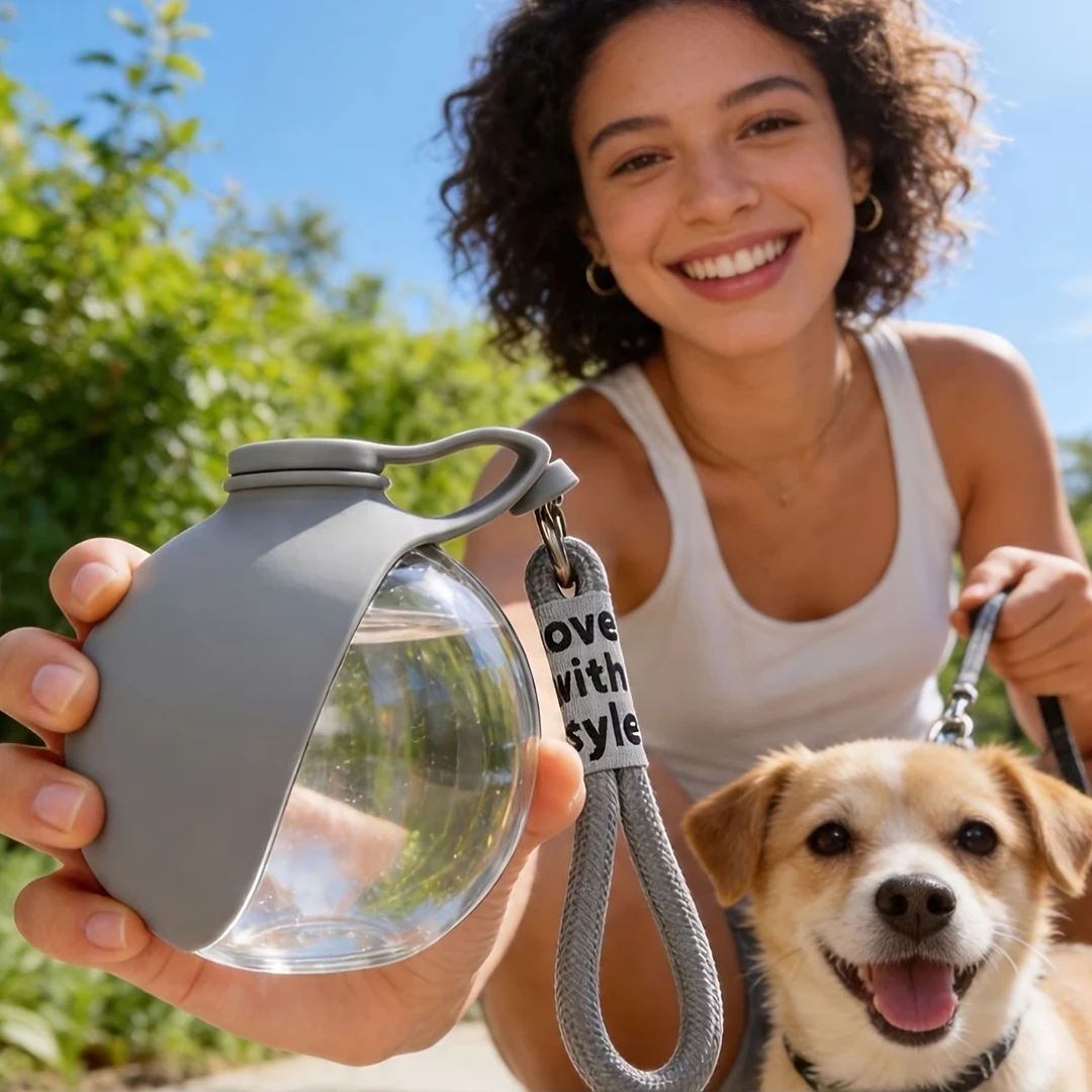 garrafa de água portátil para cães
