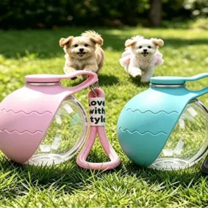 garrafa de água portátil para cães