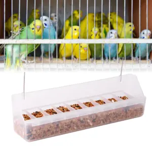 comedouro para pássaros 6 slots