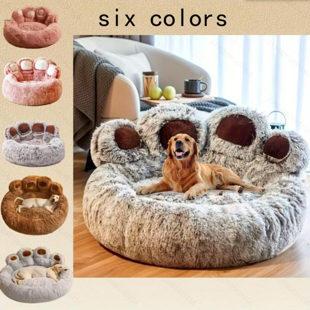 Cama Sofá para Cães e Gatos em Formato Pata de Urso - Image 2