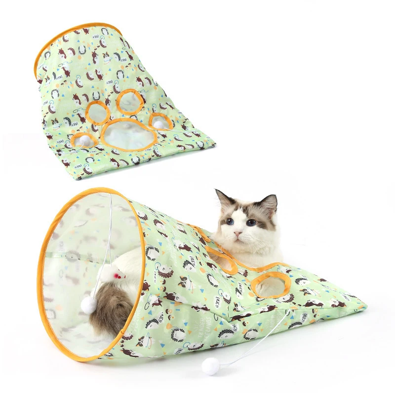 Túnel para Gato Dobrável com Papel Barulhento - Image 6