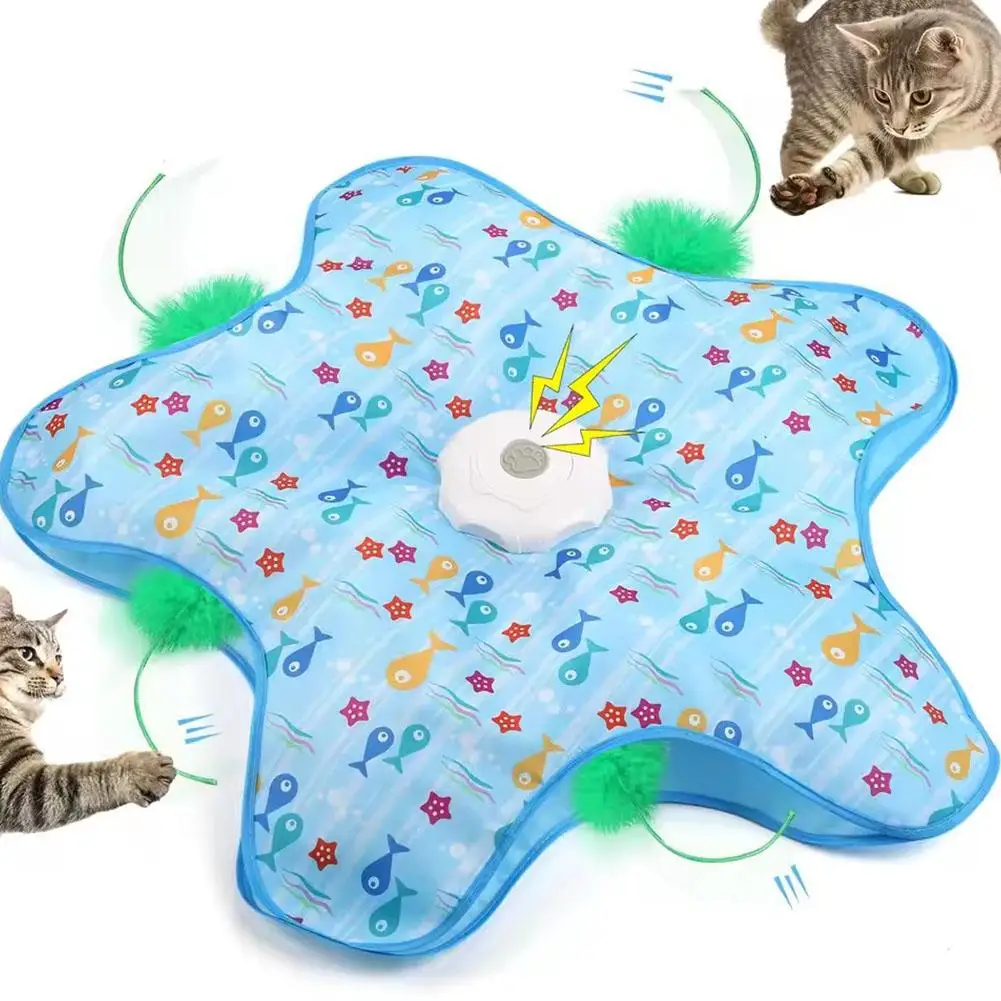 brinquedo interativo para gatos com penas