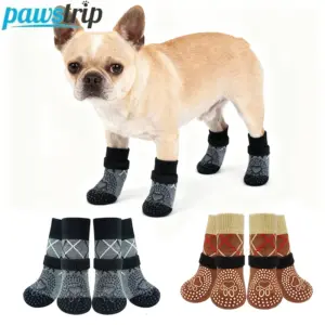 meias antiderrapantes para cães